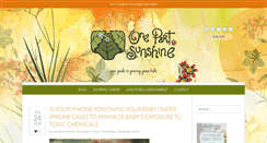 Desktop Screenshot of onepartsunshine.com